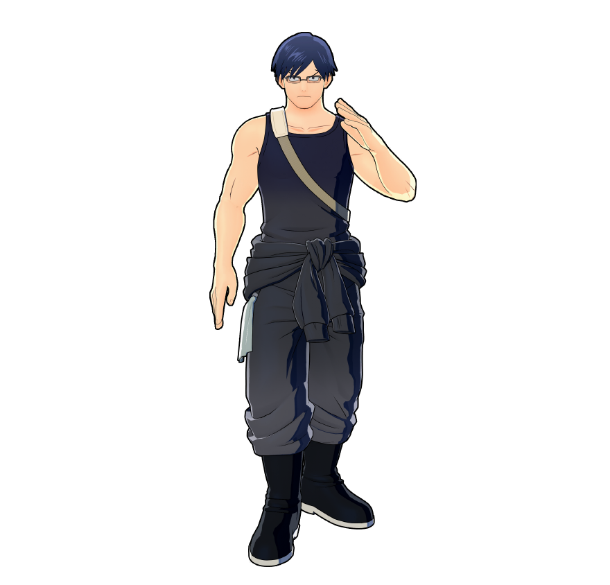 Il costume per il volontariato di Ten'ya Iida.
Se il rappresentante di classe è al comando, andrà tutto liscio.