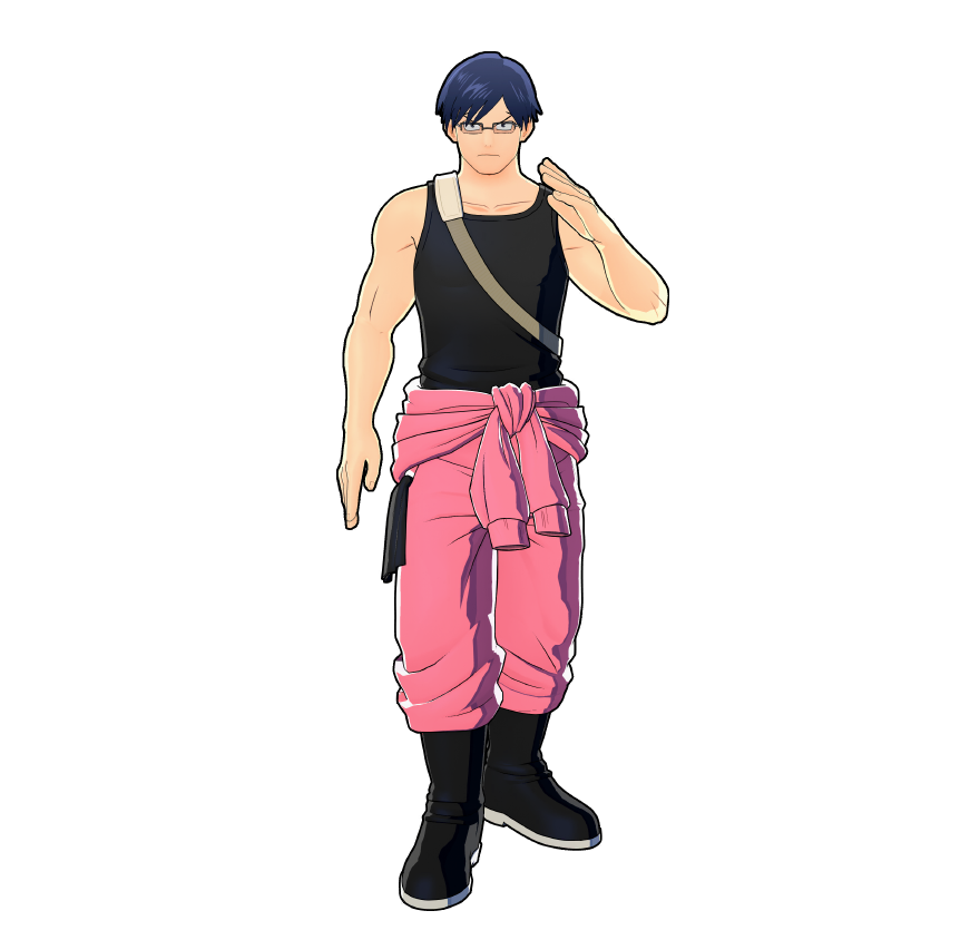 Il costume per il volontariato di Ten'ya Iida.
Se il rappresentante di classe è al comando, andrà tutto liscio.