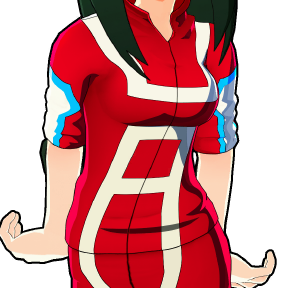 La tuta della Yuuei di Tsuyu Asui. — Rimane intatta anche se ci salti dentro.