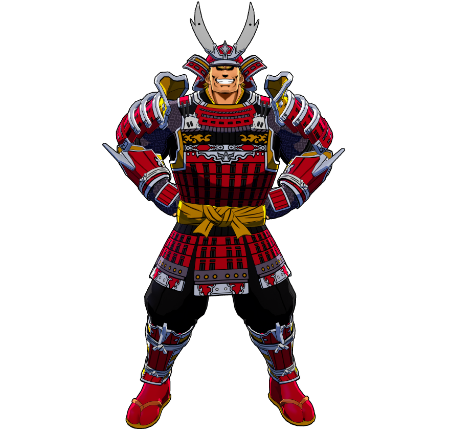 Un'armatura speciale realizzata appositamente per All Might.
Inamovibile, come una montagna.