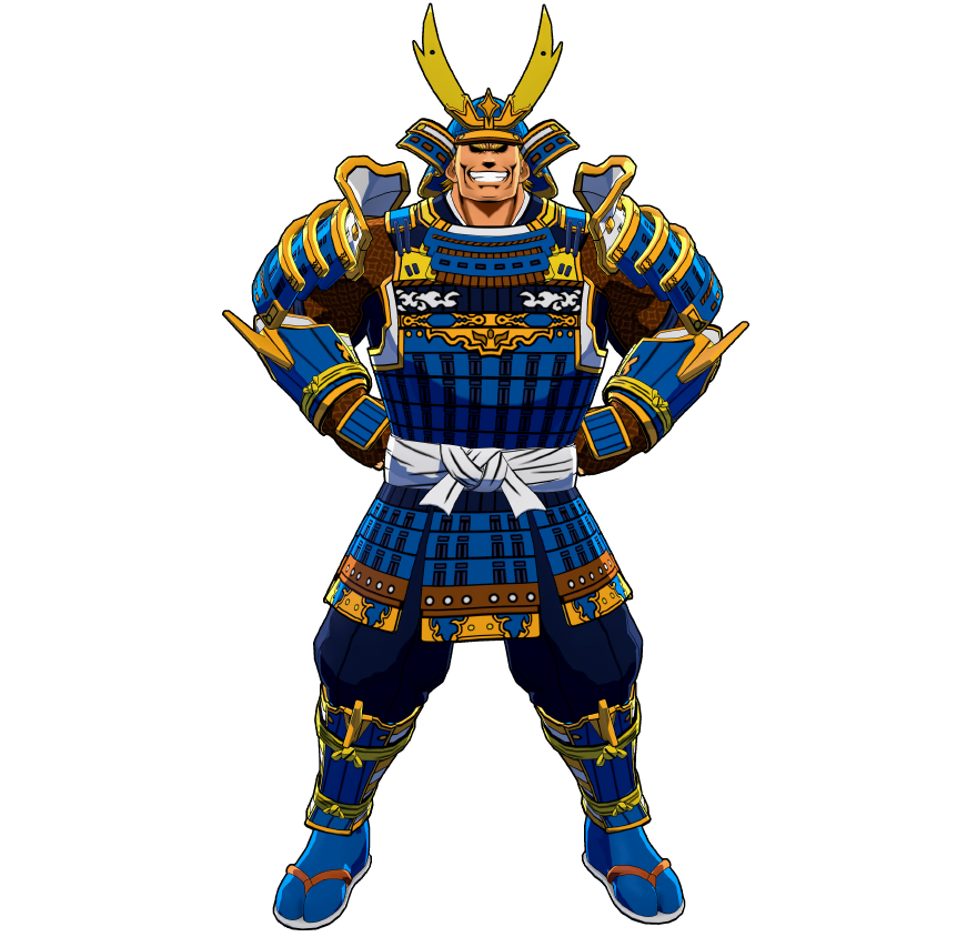 Un'armatura speciale realizzata appositamente per All Might.
Inamovibile, come una montagna.