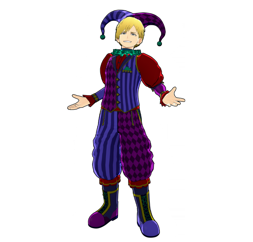 Il costume da giullare di Neito Monoma.
I suoi compagni di classe hanno commentato
