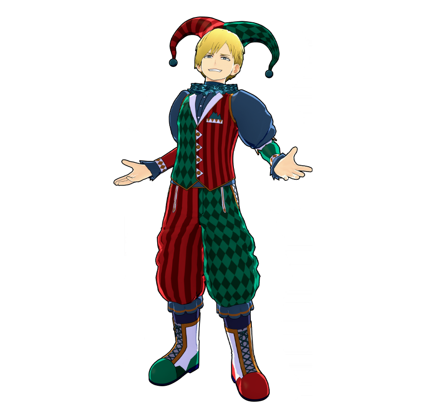 Il costume da giullare di Neito Monoma.
I suoi compagni di classe hanno commentato