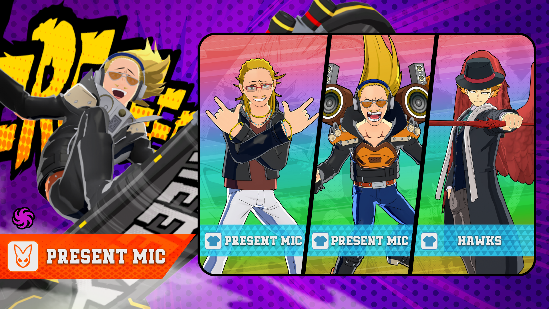 Pesca personaggio Alternative (S17): Present Mic disponibile!