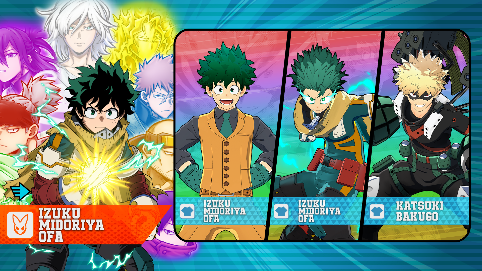Pesca personaggio Original (S18): Midoriya - One For All disponibile!
