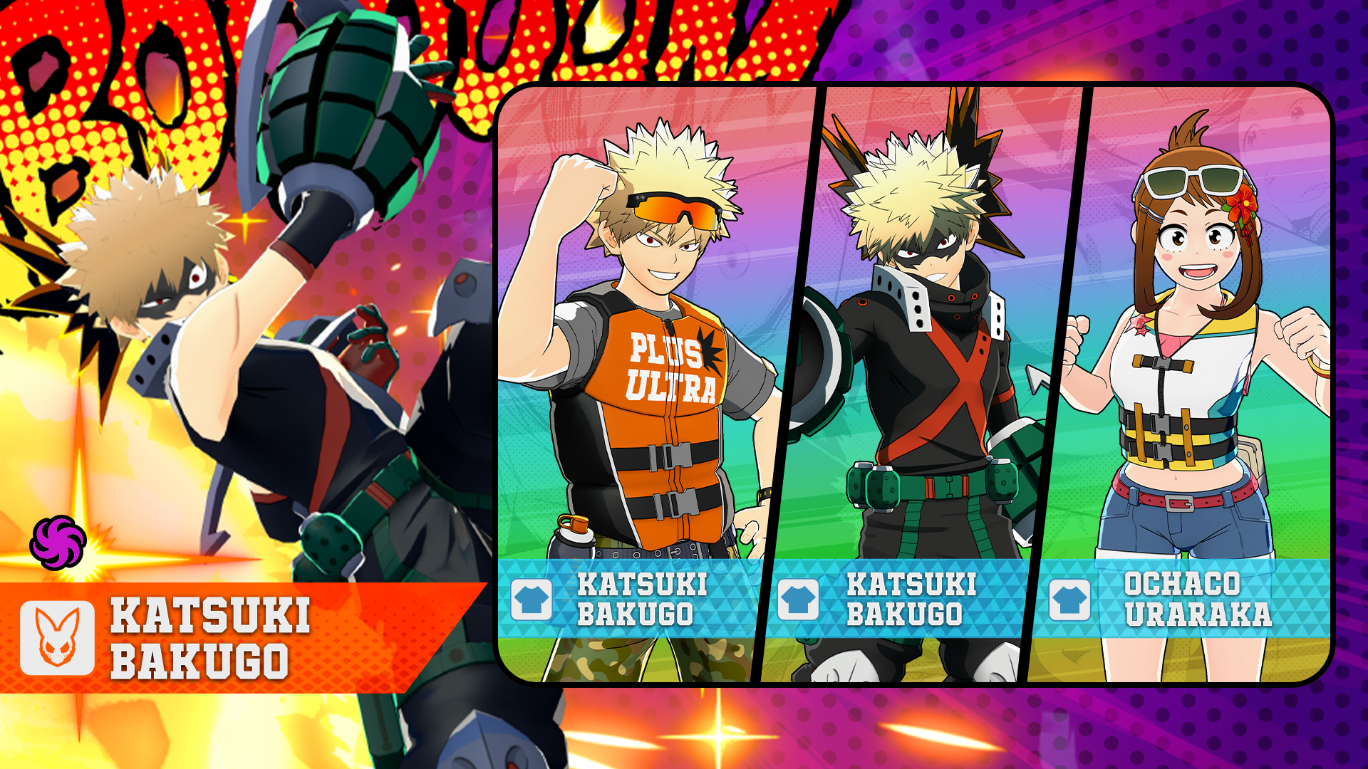Pesca personaggio Alternative (S18): Bakugo disponibile!