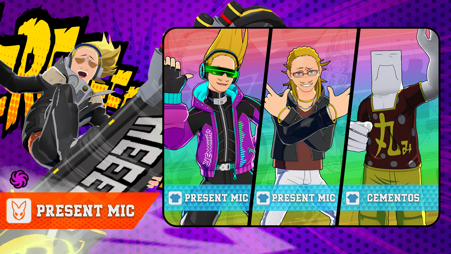 Pesca personaggio Alternative (S19): Present Mic disponibile!