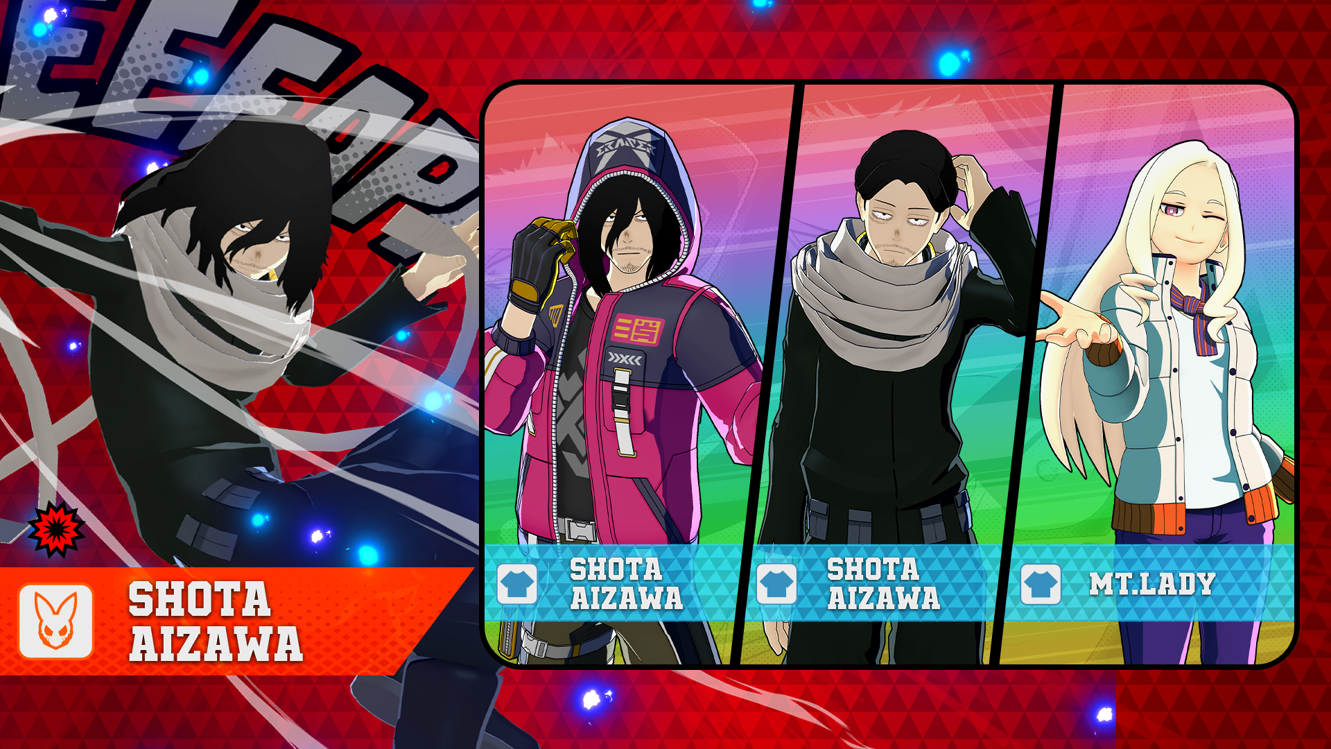 Pesca personaggio Alternative (S19): Aizawa disponibile!