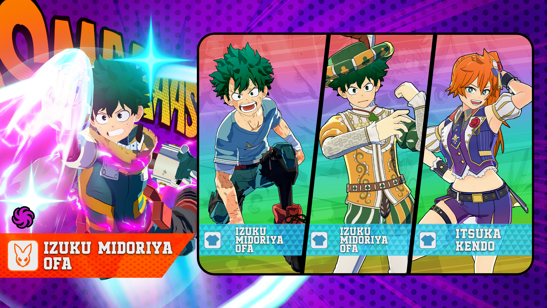 Pesca personaggio Alternative (S19): Izuku Midoriya OFA disponibile!