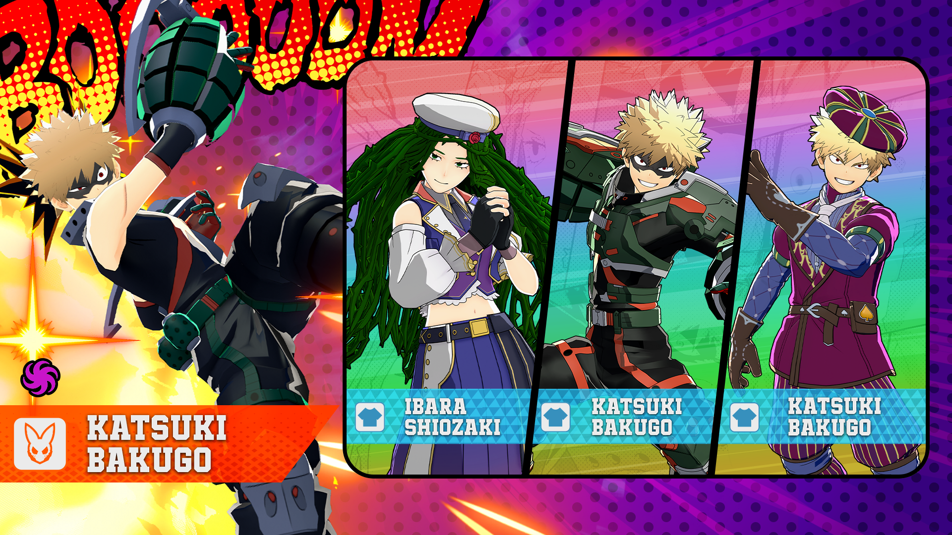Pesca personaggio Alternative (S19): Bakugo disponibile!